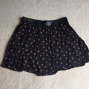 Plus-sized rocker skirt